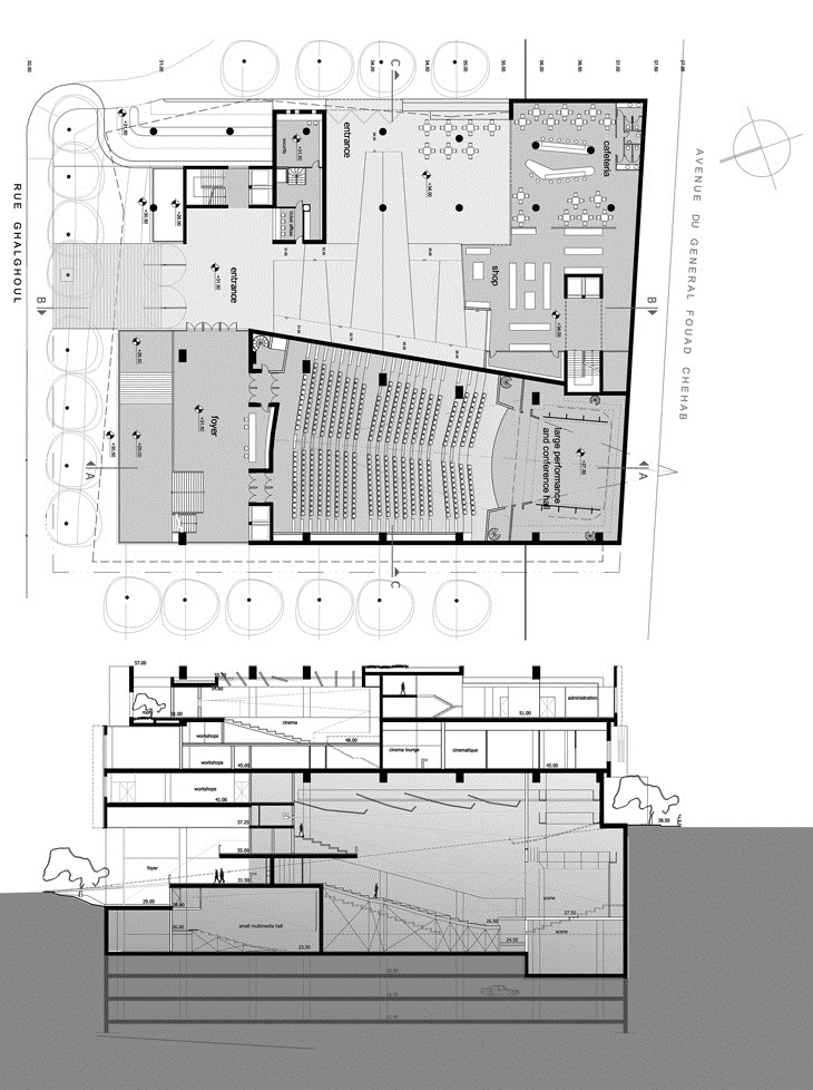 Archisearch Σπίτι γραμμάτων και τεχνών στο Λίβανο –Βηρυτός / Σ.Κακάβας, Δ.Γιαννίσης, Ε.Κλωνιζάκη / Αρχιτεκτονικός διαγωνισμός / έπαινος