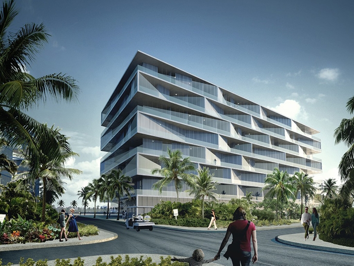 Archisearch BIG + HKS + MDA HAVE UNVEILED THE DESIGN FOR THE NEW HONEYCOMB BUILDING AND ITS ADJACENT PUBLIC PLAZA IN THE BAHAMAS