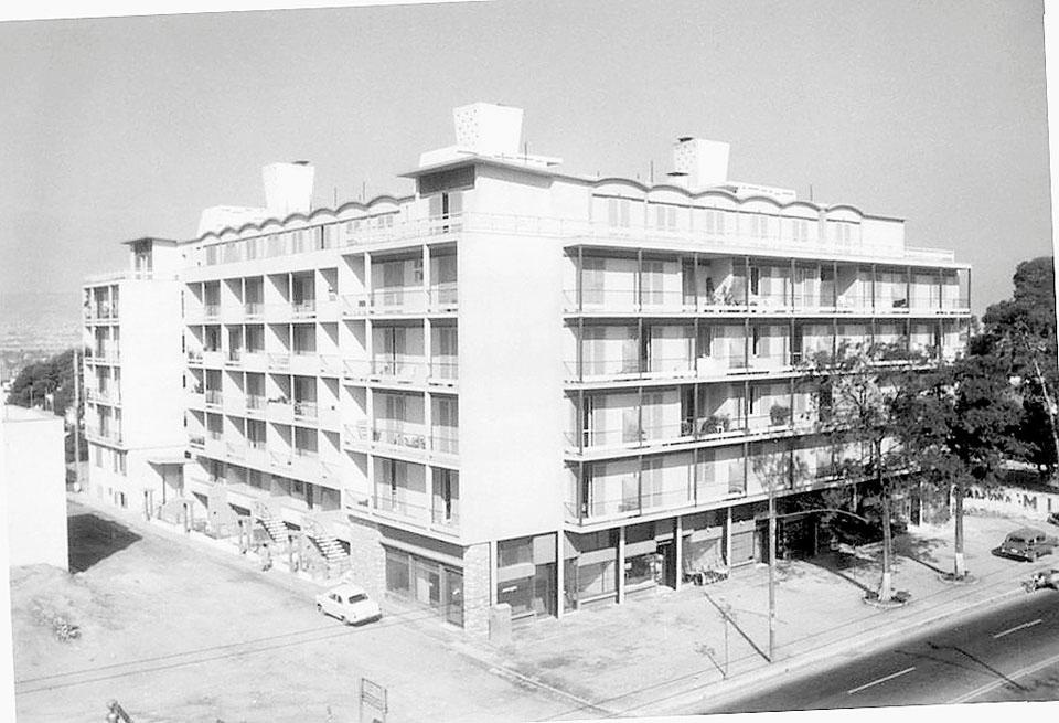 Archisearch - Built by Spanos and Papailiopoulos architects in the booming residential area of Patissia in 1960, Chara (above an image of the 1960s) had the purpose to deliver the original promise of Modernism.