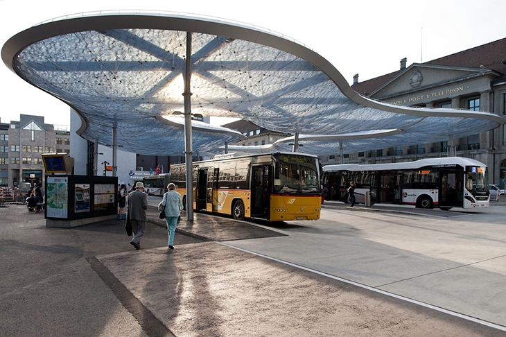 Archisearch BUS TERMINAL AND TRAIN STATION SQARE BY VEHOVAR & JAUSLIN ARCHITECTS
