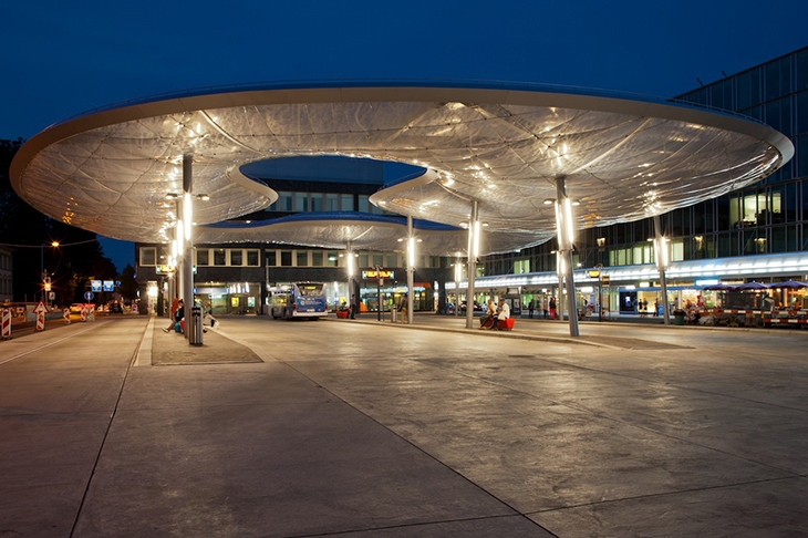 Archisearch BUS TERMINAL AND TRAIN STATION SQARE BY VEHOVAR & JAUSLIN ARCHITECTS