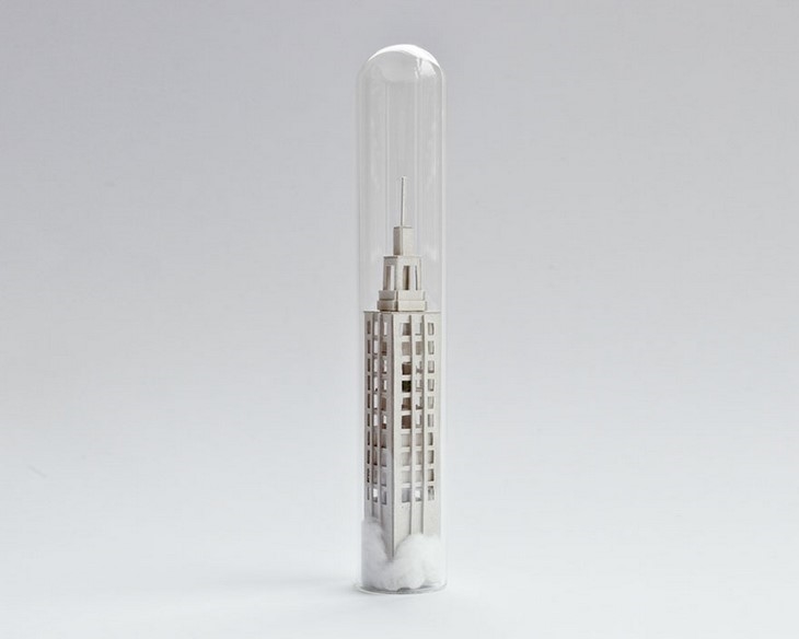 Archisearch AMAZING TINY WORLDS HOUSED IN TEST TUBES / BYROSA