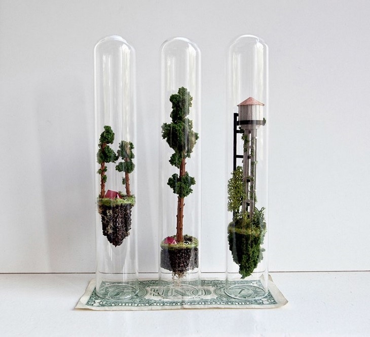 Archisearch - AMAZING TINY WORLDS HOUSED IN TEST TUBES / BYROSA