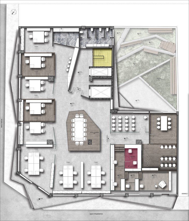 Archisearch - SGT Administrative Building Refurbisment / Space Lab Architecture / 3rd Floor Plan