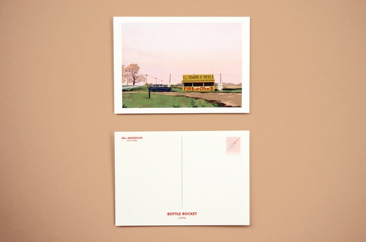 Archisearch - ``Bottle Rocket`` / Wes Anderson Postcards / Mark Dingo Francisco