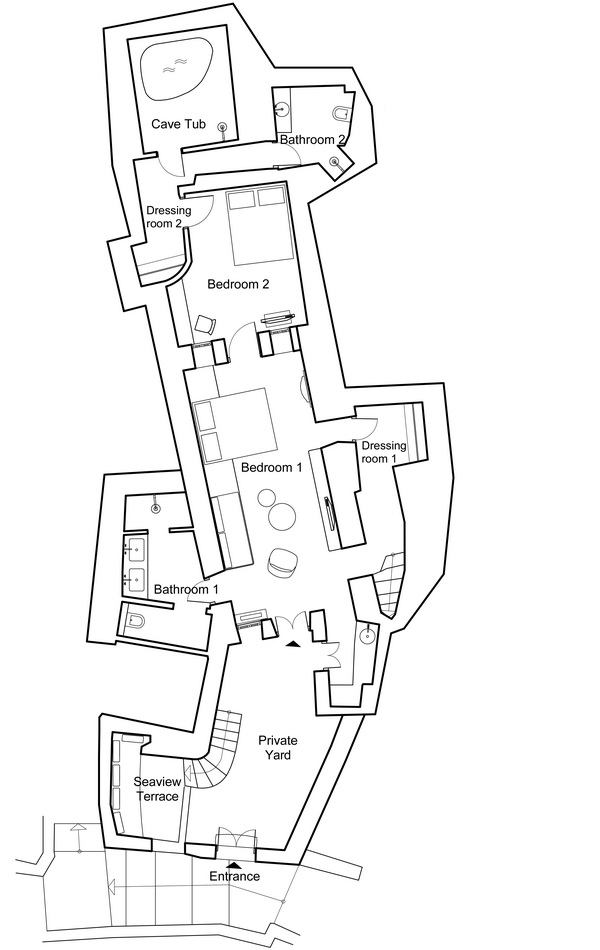 Archisearch 1864 THE SEA CAPTAIN'S HOUSE / 'CAVE SUITE' IN SANTORINI / PATSIOS ARCHITECTURE & CONSTRUCTION / PHOTOGRAPHY BY VANGELIS PATERAKIS