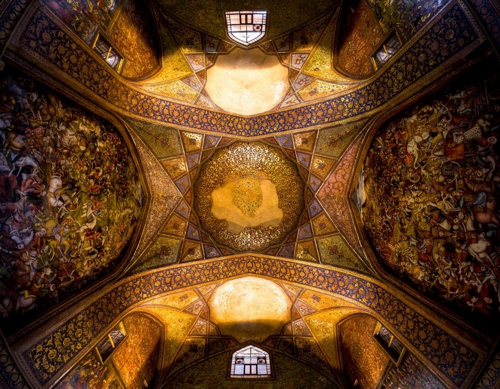 Archisearch - Ceiling of Chehel sotoun - Isfahan