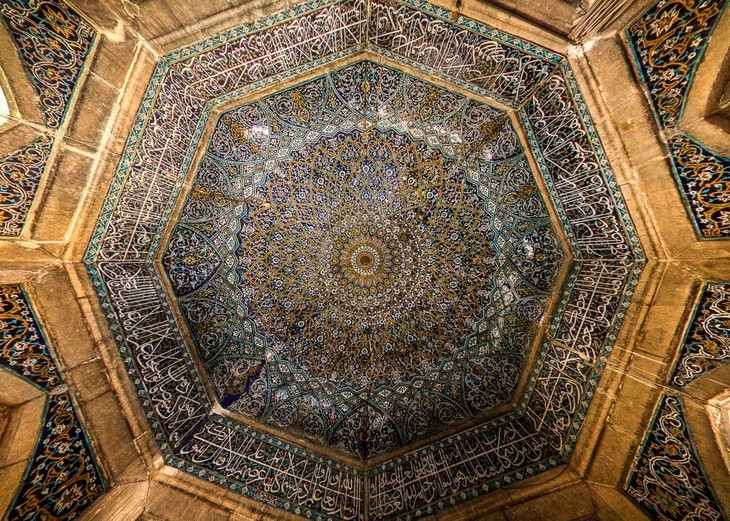 Archisearch - Ceiling of Madrese Khan- Isfahan