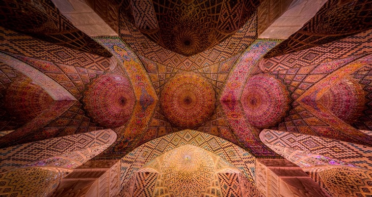 Archisearch - Ceiling of Nasir al-mulk mosque- Shiraz