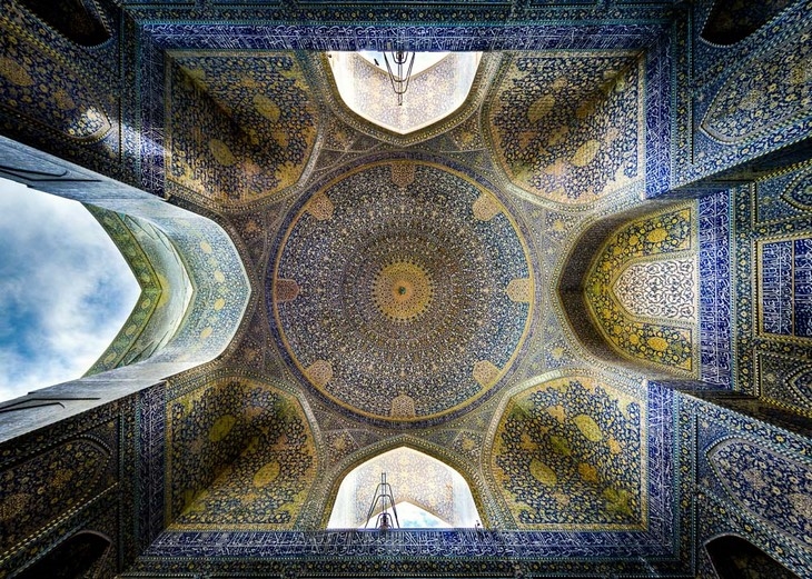 Archisearch - Ceiling of Shah (Imam) mosque, Isfahan