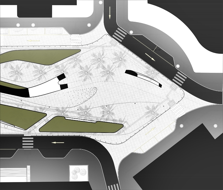 Archisearch - 3rd Prize in the Panhellenic Architectural Ideas Competition for the Reconstruction of the Charitou Sq. in Rhodes / E. Emmanoulopoulou, G. Fragkakis, L. Lyrou, P. Chondros