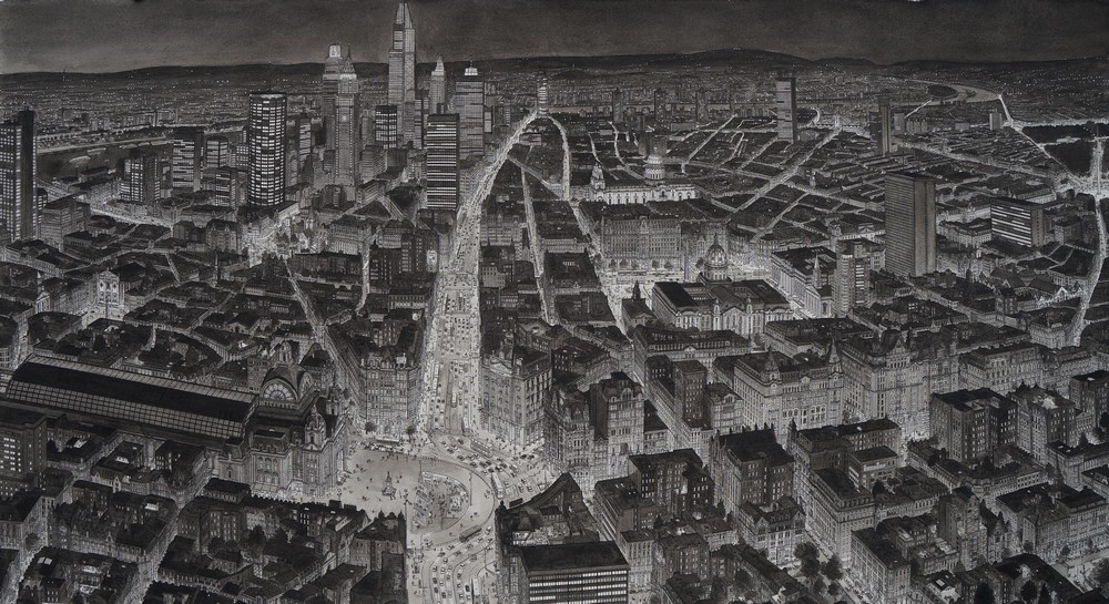 Archisearch DUTCH ARTIST STEFAN BLEEKRODE CREATES FASCINATING DRAWINGS OF ENTIRE CITIES USING HIS MEMORY