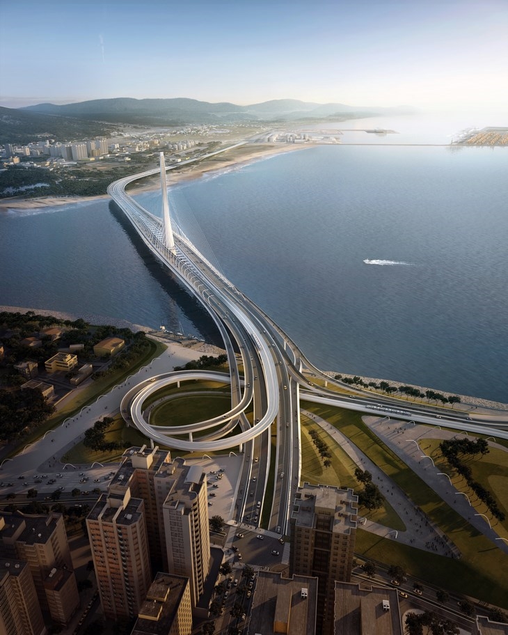 Archisearch - Danjiang Bridge in Taipei / Zaha Hadid Architects / VisualArch