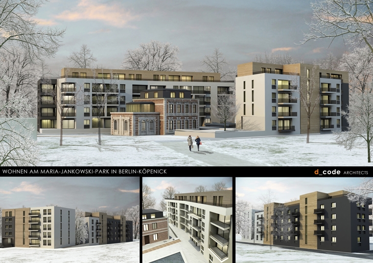 Archisearch GREEK ARCHITECTURE FIRM D-CODE WON THE 1st PRIZE IN INVITED COMPETITION FOR AN APARTMENT BUILDING IN GERMANY