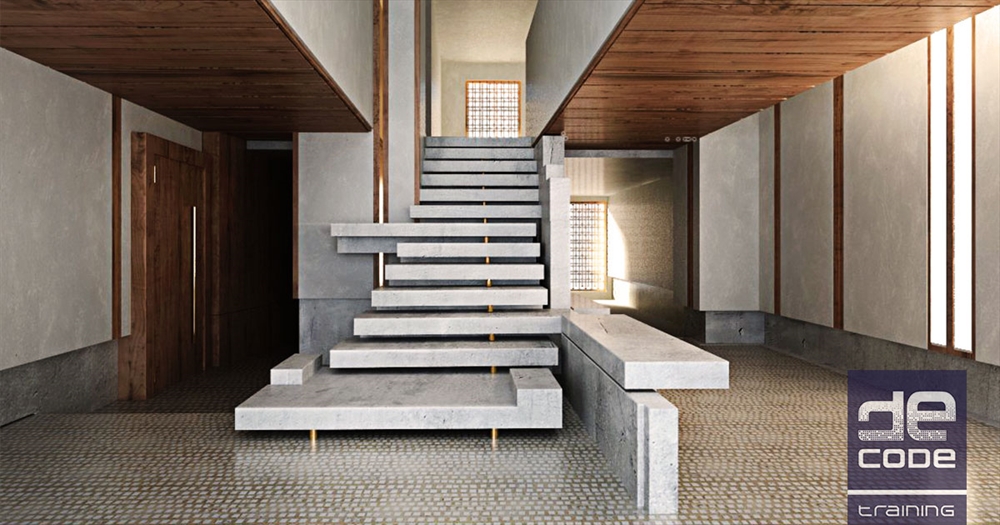 Archisearch CARLO SCARPA'S OLIVETTI SHOWROOM STAIR – VRAY FOR RHINO WORKSHOP / DECODE FAB LAB