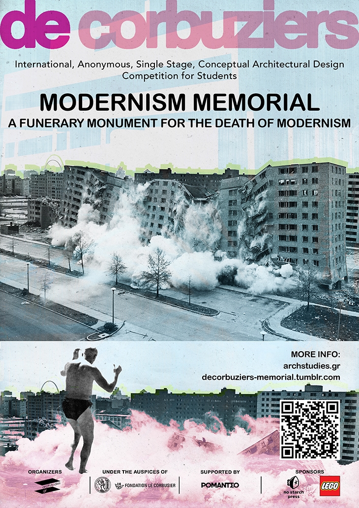 Archisearch MODERNISM MEMORIAL: A FUNERARY MONUMENT FOR THE DEATH OF MODERNISM - DECORBUSIERS - COMPETITION CALL
