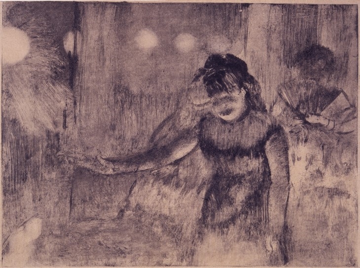 Archisearch - Edgar Degas (French, 1834–1917). Café Singer, c.1877‑78. Monotype on paper. Plate: 4 3/4 × 6 3/8 in. (12 × 16.2 cm). Private collection.