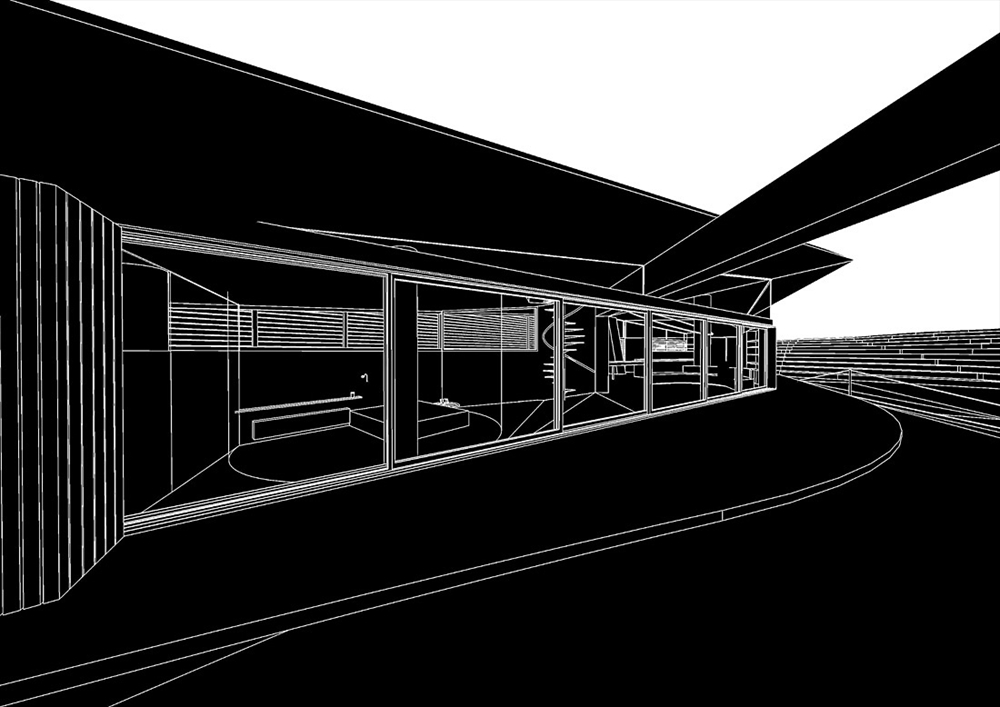 Archisearch - tense architecture network / Residence in Sikamino / Perspective