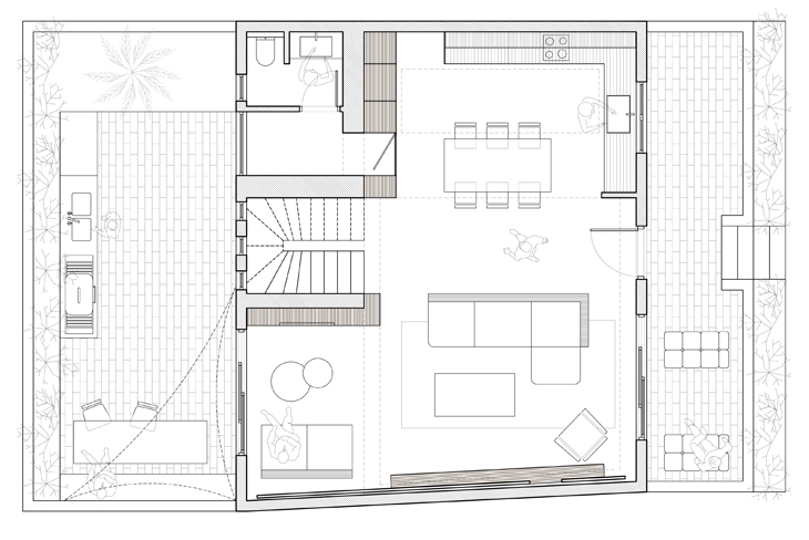 Archisearch - Residence in Agia Paraskevi / Do Designers / Ground Floor Plan