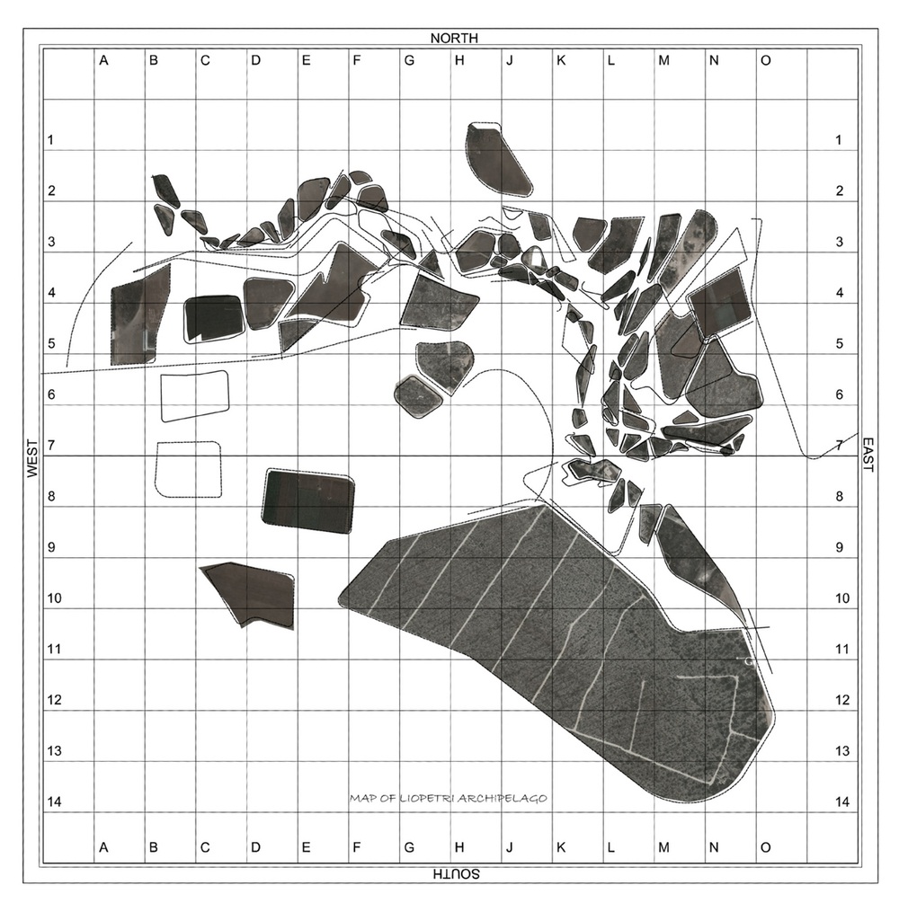 Archisearch - map of liopetri archipelago