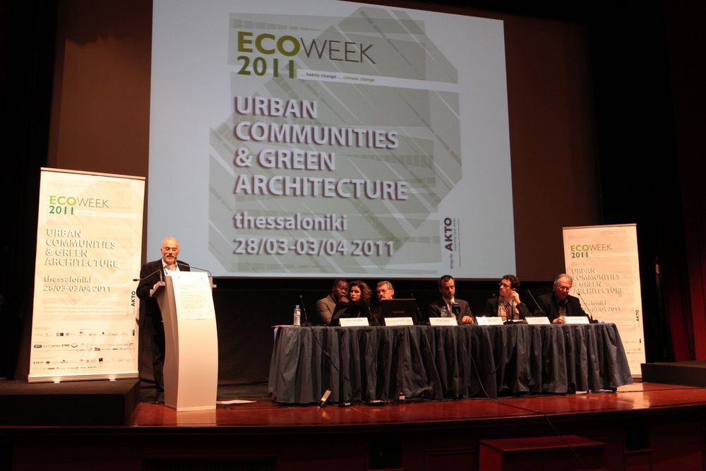 Archisearch - 5. Press conference of ECOWEEK 2011 at Olympio Hall in Thessaloniki, Greece. ((c) ECOWEEK 2011)