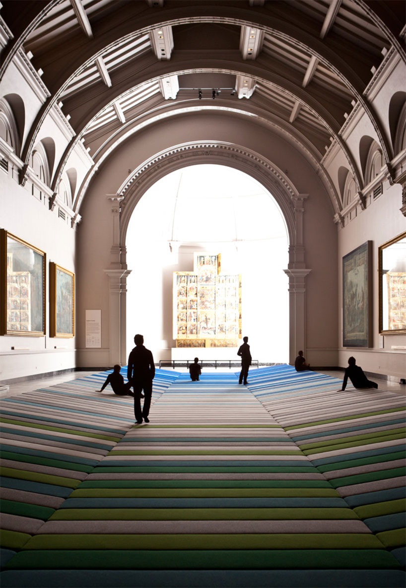 Archisearch TEXTILE FIELD BY RONAN & ERWAN BOUROULLEC / LONDON DESIGN FESTIVAL 2011