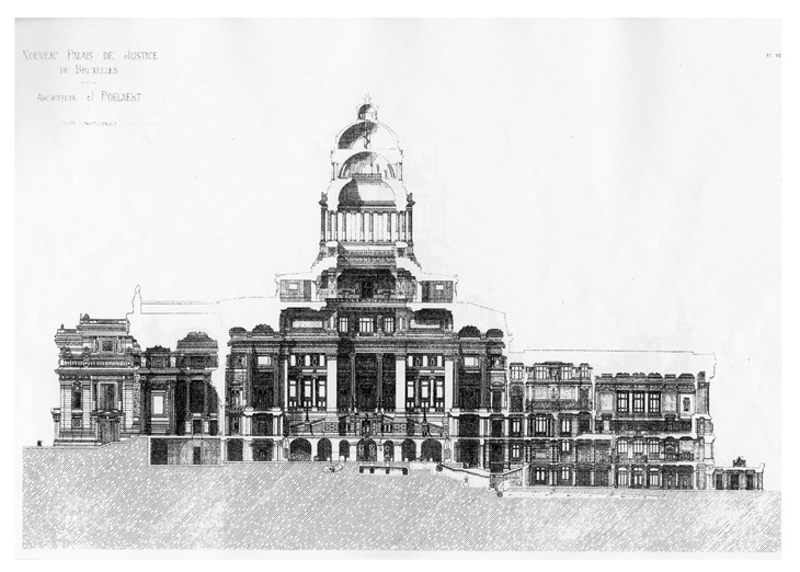 Archisearch - INTERNATIONAL IDEAS CONTEST BRUSSELS COURTHOUSE / IMAGINE THE FUTURE / AGAINST SYMMETRY / EUROPE STUDIO ARCHITETCS