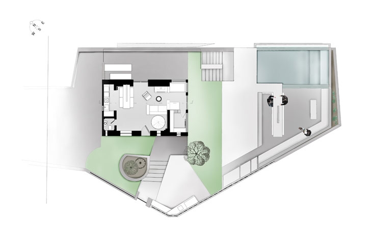 Archisearch - Exterior Ground Floor Plan