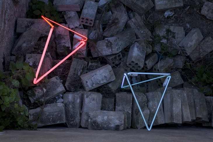 Archisearch - NEON LIGHTING INSTRUMENTS BY FAYE TSAKALIDES PRESENTED AT THE OPENING OF STEELCASE SHOWROOM IN ATHENS