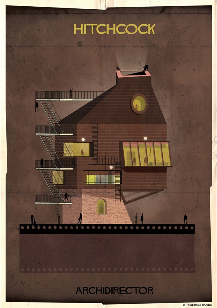 Archisearch FEDERICO BABINA ILLUSTRATES FAMOUS DIRECTORS' HOUSES