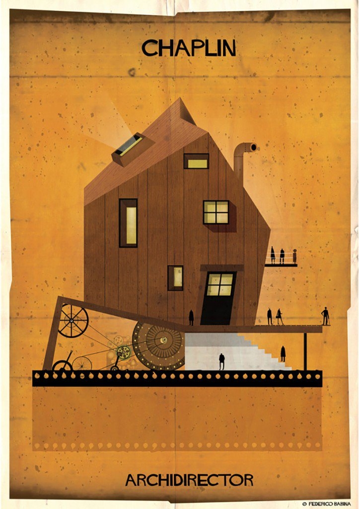 Archisearch FEDERICO BABINA ILLUSTRATES FAMOUS DIRECTORS' HOUSES