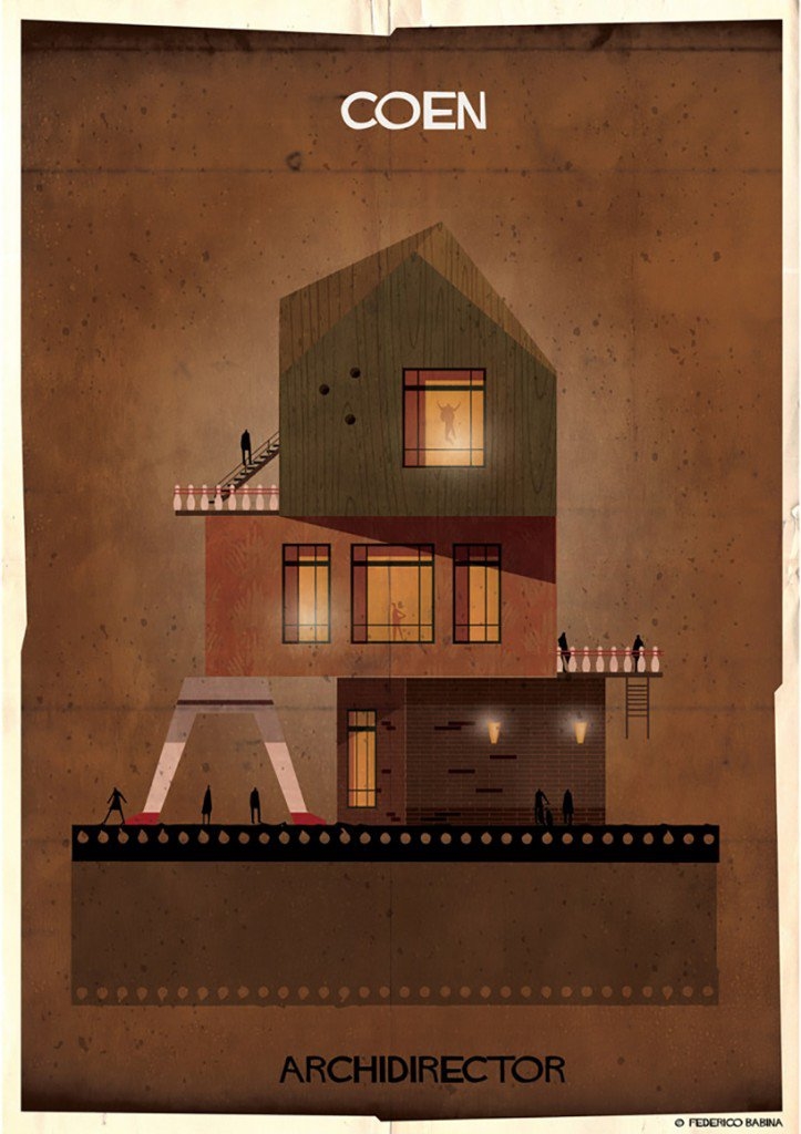 Archisearch FEDERICO BABINA ILLUSTRATES FAMOUS DIRECTORS' HOUSES