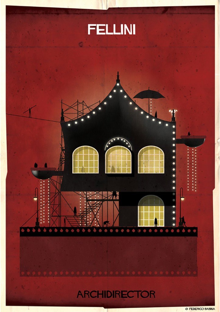 Archisearch FEDERICO BABINA ILLUSTRATES FAMOUS DIRECTORS' HOUSES