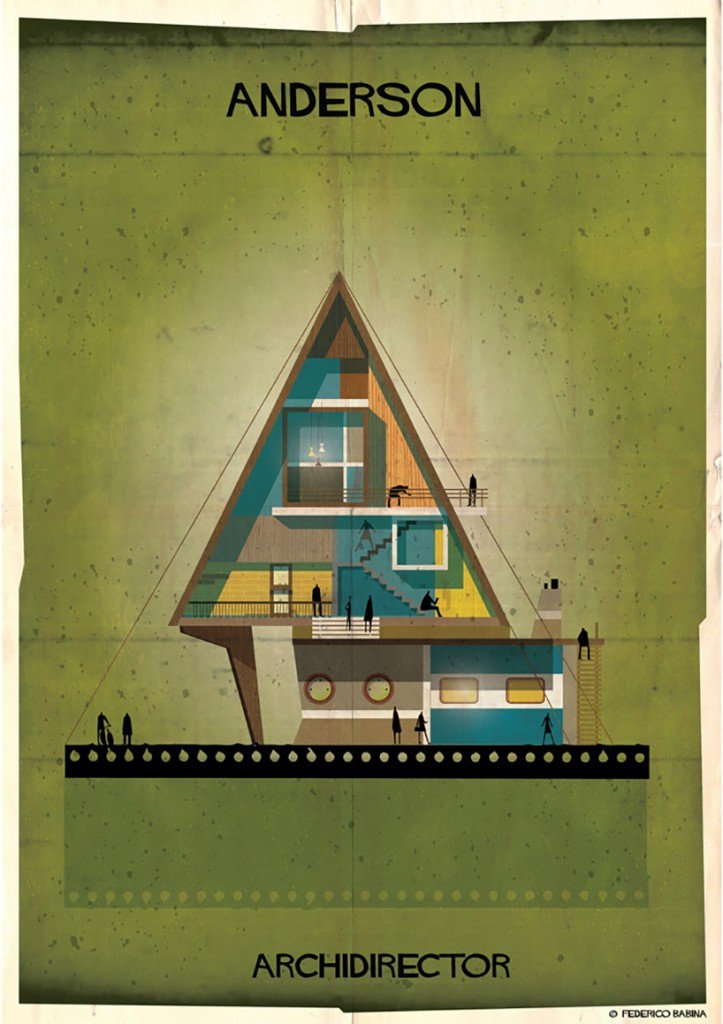 Archisearch FEDERICO BABINA ILLUSTRATES FAMOUS DIRECTORS' HOUSES