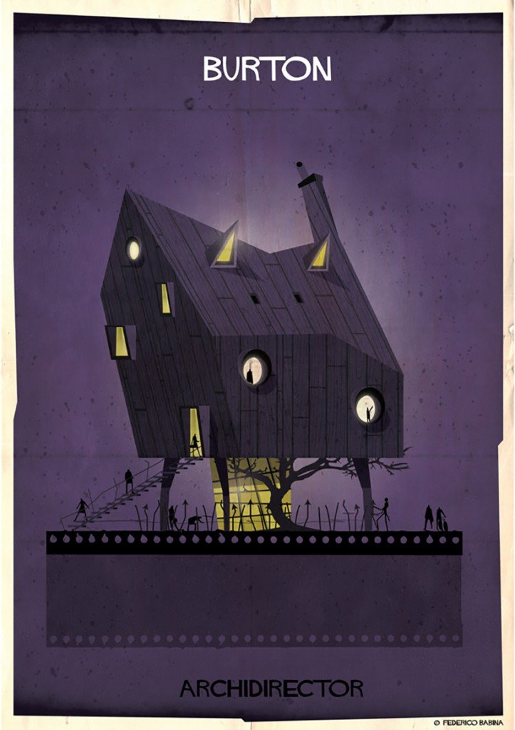 Archisearch FEDERICO BABINA ILLUSTRATES FAMOUS DIRECTORS' HOUSES