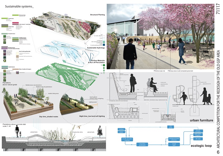 Archisearch ARCHITECTURAL COMPETITION FOR THE REDESIGN OF THE OLD GSP AREA | URBAN FOLIAGE | FEREOS ARCHITECTS & ASSOCIATES