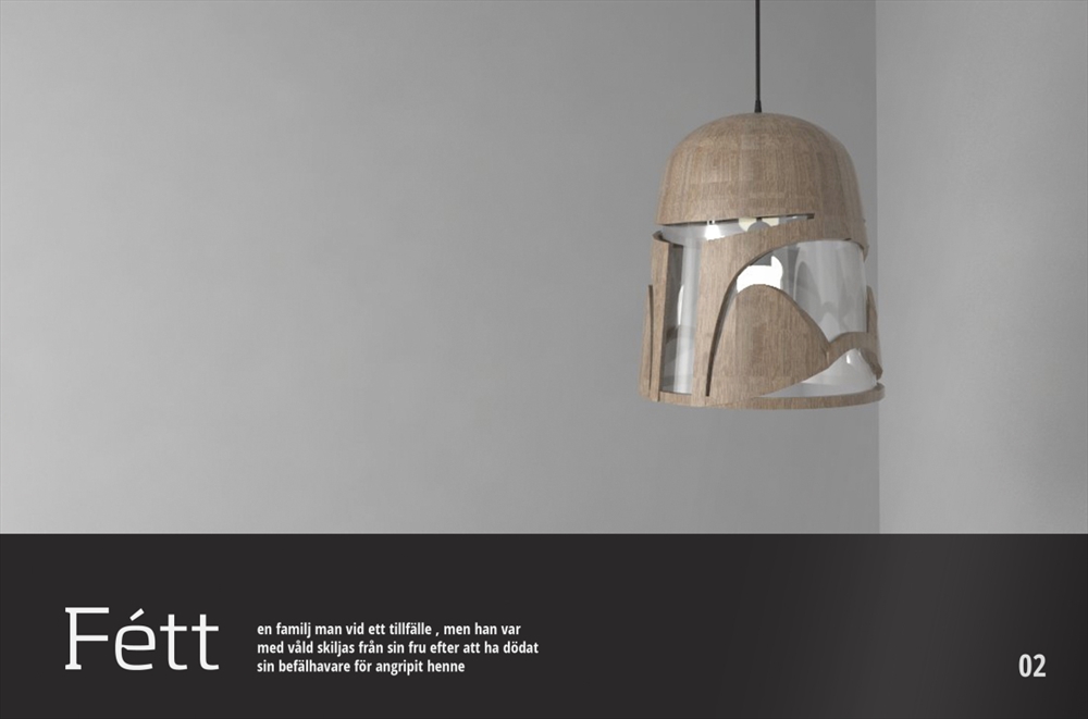 Archisearch - Designer Eyal Rosental created Star Wars-inspired lamps