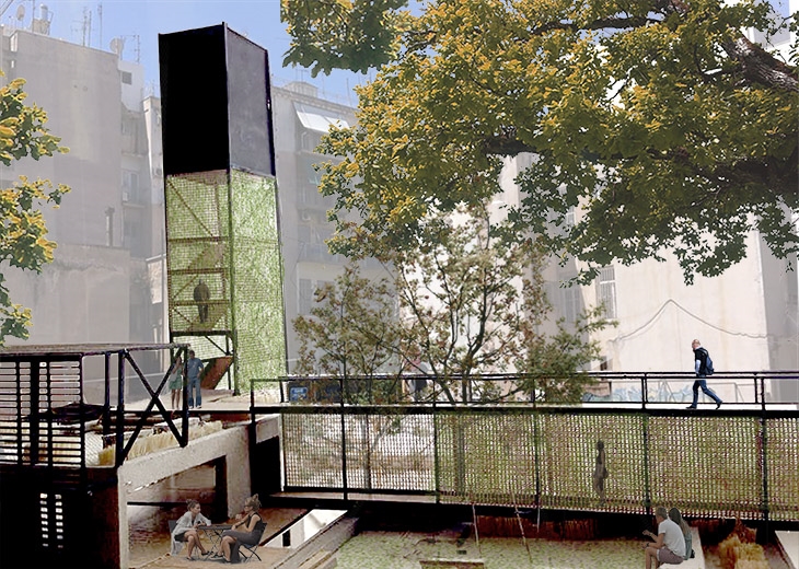 Archisearch - DESIGNING A CITY BLOCK / A DESIGN THESIS BY E. PAPAGEORGIOU-KOUTOULA & T. PAPADI