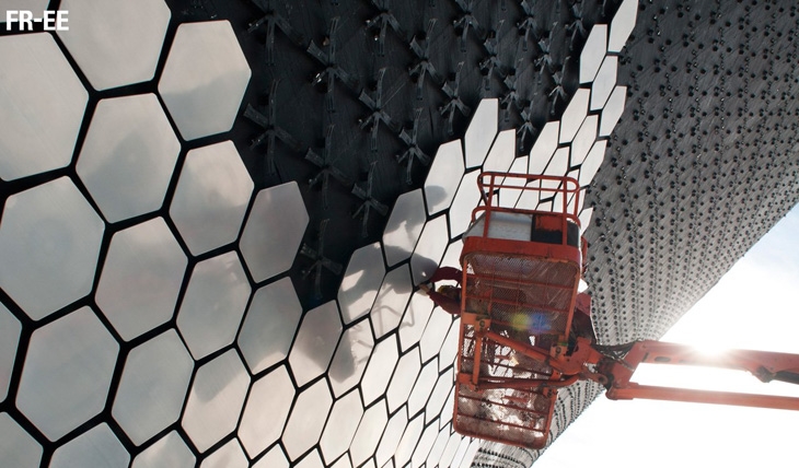 Archisearch - Hexagonal Mesh Building Process