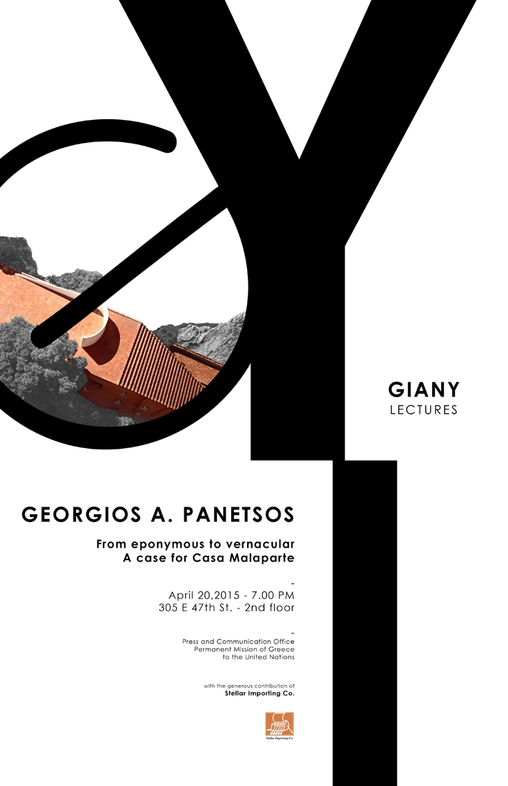 Archisearch - GIANY LECTURES / GEORGIOS A. PANETSOS / FROM EPONYMOUS TO VERNACULAR: A CASE FOR CASA MALAPARTE