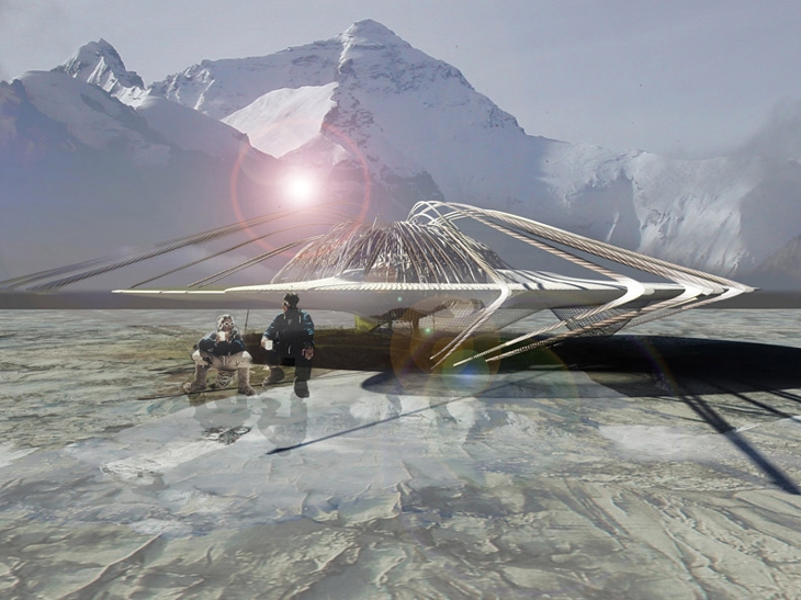 Archisearch - THE ARTIFICIAL SNOW CAVE HUT / MARGOT KRASOJEVIC