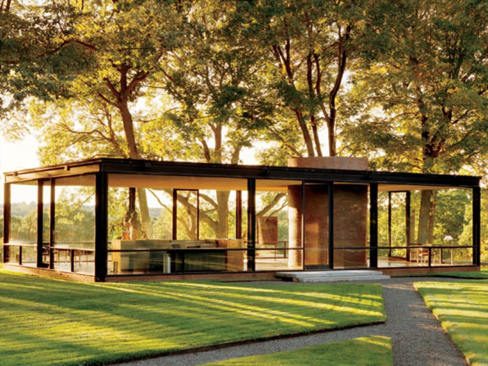 PHILIP JOHNSON S GLASS HOUSE TOUR VIDEO Archisearch