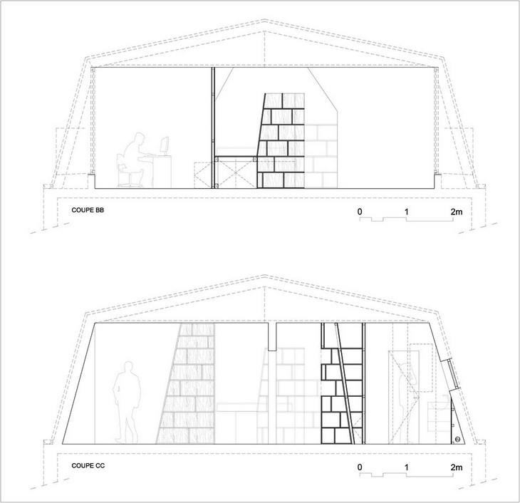 Archisearch - Project Section / Arsenal Flat / h2o architects