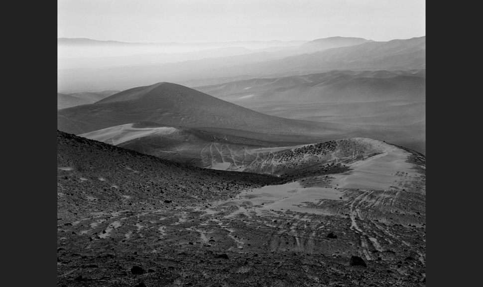 Archisearch - `Atacama Desert, Chile 04`, year: 2013 material: digital b/w silver gelatin print / measurements: W 102 x H 80 cm (W 40.2 x H 31.5 inches), frame measurements: W 105 x D 5 x 81 cm (W 41.3 x D 2 x 31.9 inches) / editon: 6 + 2 AP / (c) Helene Binet, courtesy ammann//gallery, Cologne