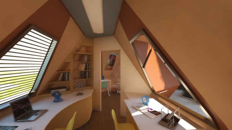 Archisearch - Interior of the children`s room (level +1.75)