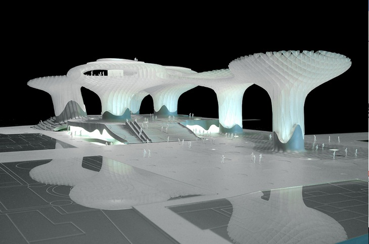 Archisearch - 1:200 κλίμακα φυσικό μοντέλο του Metropol Parasol ζητάει το Μουσείο Μοντέρνας Τέχνης της Νέας Υόρκης MOMA