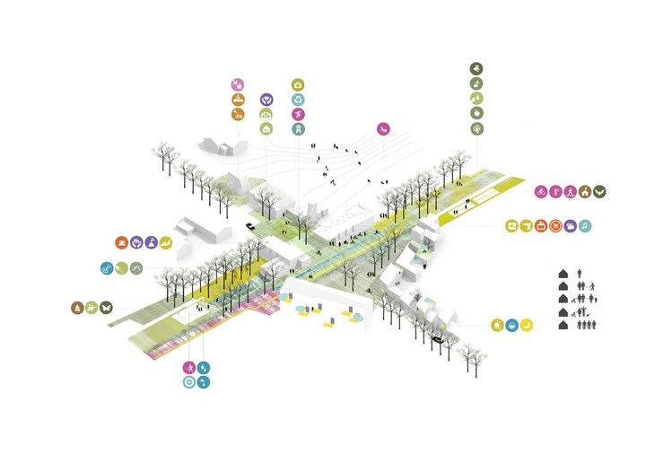 Archisearch - Isometric plan of Boulevard
