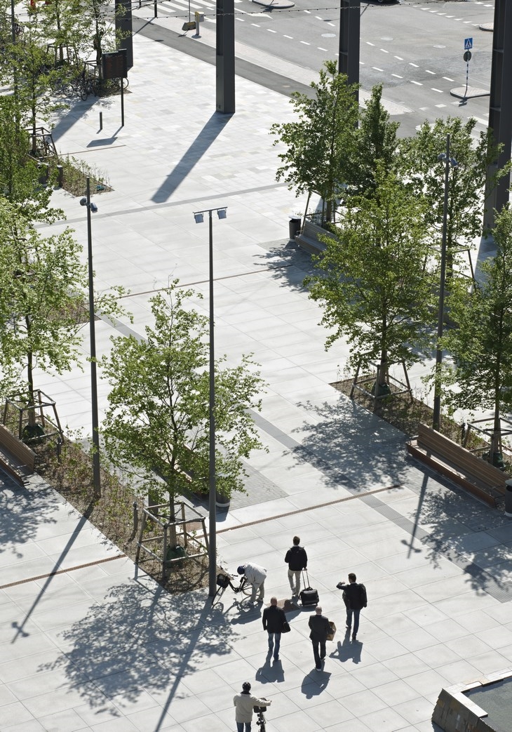 Archisearch TJORBÖRN ANDERSSON WITH SWECO ARCHITECTS DESIGN HYLLIE PLAZA IN MALMÖ, SWEDEN