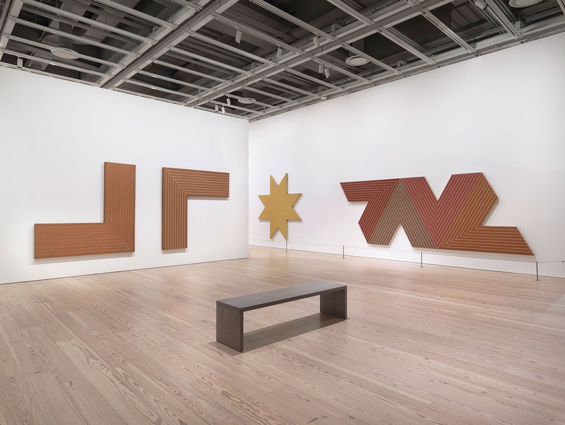 Archisearch - Installation view of Frank Stella: A Retrospective (October 30, 2015 - February 7, 2016) (c) 2015 Frank Stella-Artists Rights Society (ARS), New York. Photograph by Ronald Amstutz