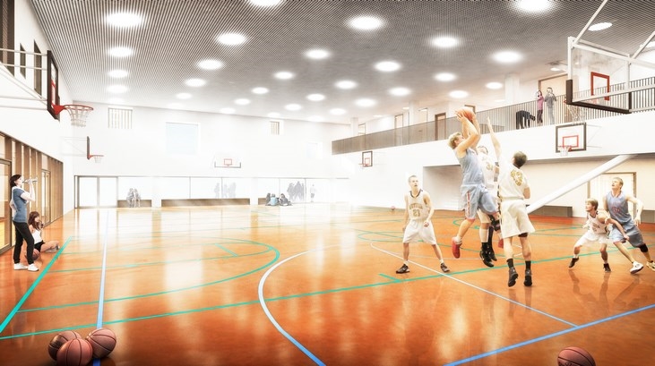 Archisearch - Interior_sports hall